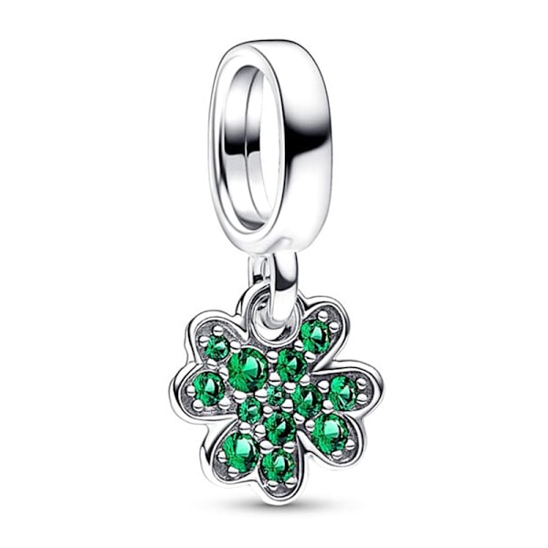 Kløverformede charms
