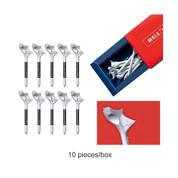 Golf Tee Golf Tee Bracket 10 Diagonal Insert Durable Tee Golf Speed Tee Golf Tilbehør