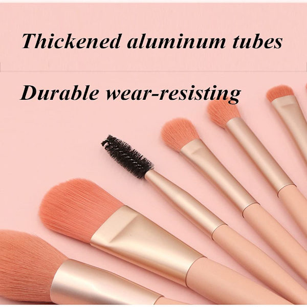 8-delt makeupbørste sæt foundation børste makeup børste