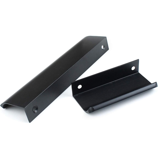 Kjøkkenmøbelhåndtak, Aluminium Legering Børstet Nikkel Skuffepull, Skapdørknapper, Møbel Skuff Skjult Installasjon 8 stk (80 mm)