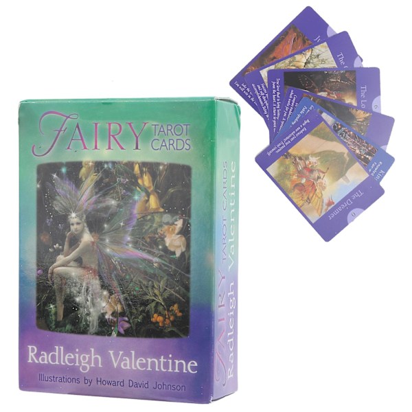 English Tarot Card Set with 78 Cards for Beginners, Perfect Party Game