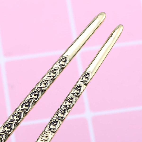 Vintage Hårpind, Krystal Rhinestone Dobbelt Gaffel Hårnål Pind