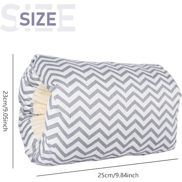 Cozy Cradle -tyyny, vauvan imetystyyny, tyyny puhdasta puuvillaa ja samettia, pehmeät ja mukavat imetystyynyt vastasyntyneille (25*23cm)