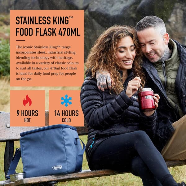 Stainless King Matflaske, 500 ml kapasitet - Elegant multifunksjonell flaske for daglig matlaging - Slitesterkt rustfritt stål