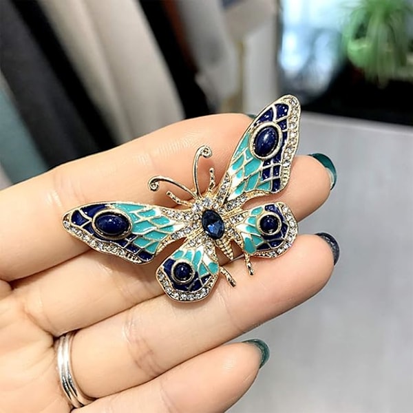 Perhonen Rinnaneula Palatsi Pin Retro Corsage Perhonen Rinnaneula Pin Naisille ja Tytöille