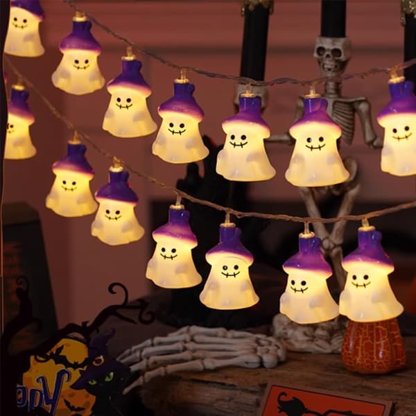 Halloween Spøgelseslyskæde, 20LED 3M lyskæde