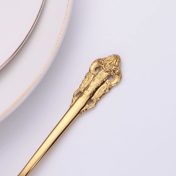 2-delad rostfri guld såsslev 1 oz. serveringssked stor buffé hem köksslev set
