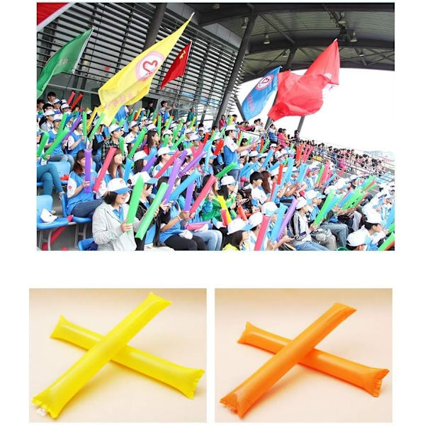 40 stk. Tykke Bam Bam Thunder Sticks Cheerleading Cheerleading Sticks til Sports Cheers Basketball Football Noisemakers