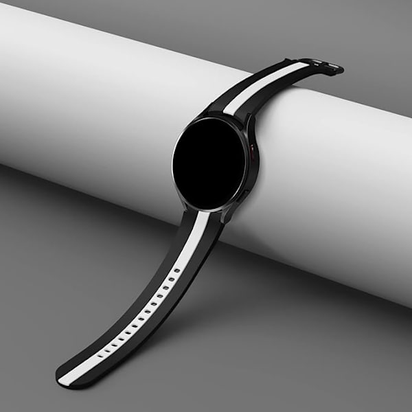 Kompatibel med Samsung Galaxy Watch 4 Band 40mm/44mm, Galaxy Watch 4 Classic Band 42mm/46mm, Galaxy Watch 5, Armbånd, Silikone, Mode, Design