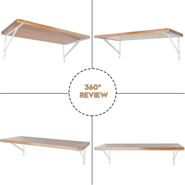 Hylla konsoler 7-delad skruvar för väggmontering ，30cm