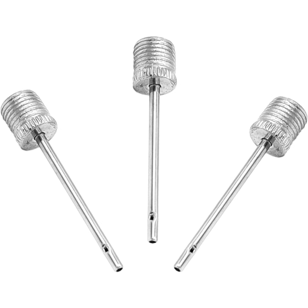 Football Air Pump Needle Pack of 3 Stainless Steel, Ideal for Blowing Up Football, Basketball, Soccer, Volleyball,and All Other Sports Balls