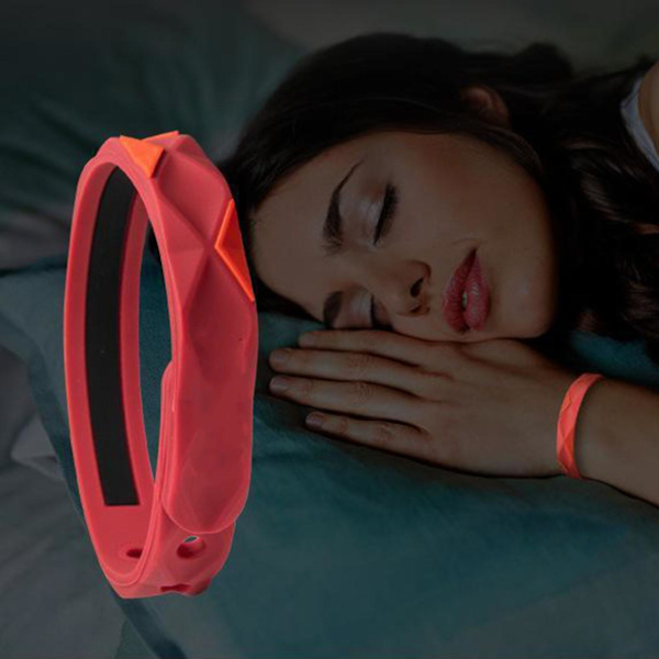 Sockerregulator Armband 6-håls Justering Handledssnöre Bärbar Sportkläder Smärtlindring Silikon Gel Antistatisk Armband Negativ Red