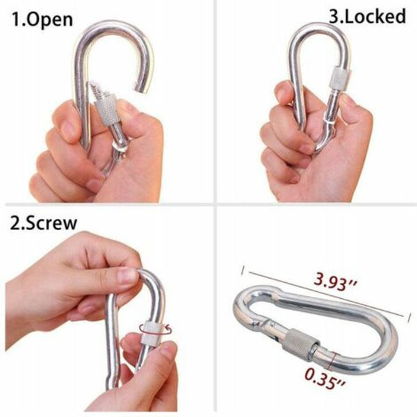 Sikkerhedsreb Nylonreb Udendørs Klatrereb Klatrereb Klatrereb Redningsreb Nedhillreb Klatrereb 10mm(10 Meter + 2 Slap Loops)