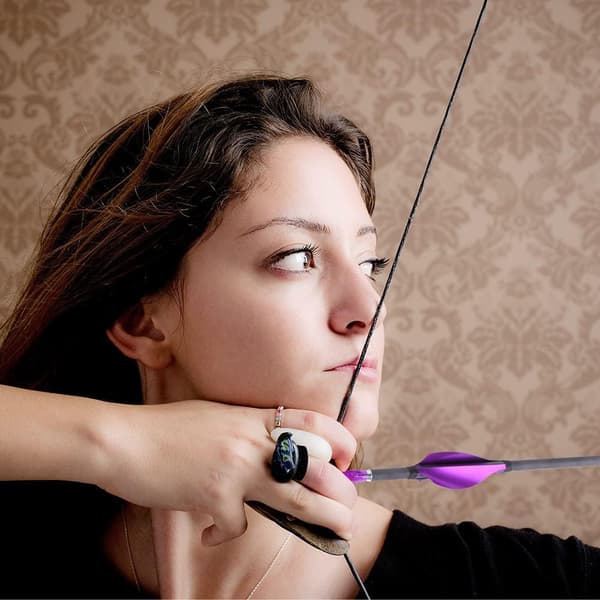 Bueskydning Spin Vanes, 1,75 tommer, Spiral Pilefjer Skaft, DIY Højre Vinge Pilefjer, Skydekonkurrence Tilbehør, 50 stk, Blå