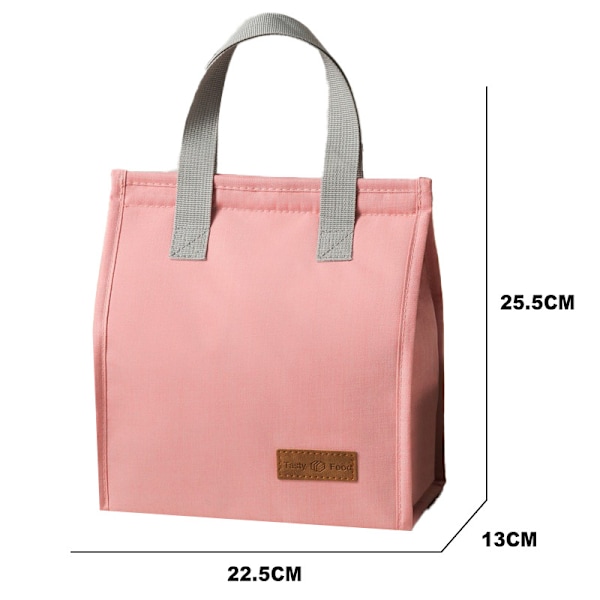Matboks for jenter, søt gjenbrukbar isolert matboks for jenter, kvinner, skole, barnehage Pink