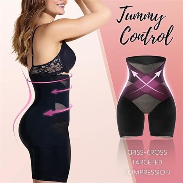 Højtaljede Shaper, Cross Compression Abs Butt Lifter Shaping Pants