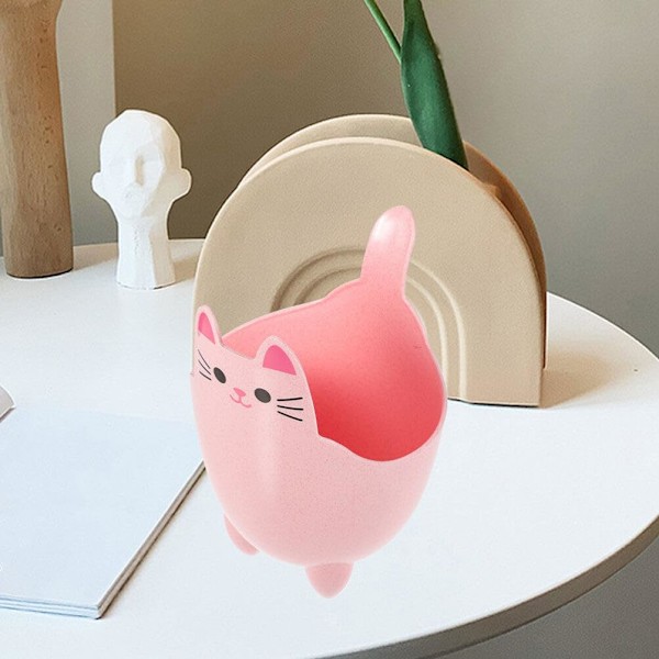 2 stk. Søppelbøtte for skrivebord, mini avfallsbeholder, søppelkurv, organizer, bordoppbevaringsbokser, liten søt mini søppelbøtte i plast