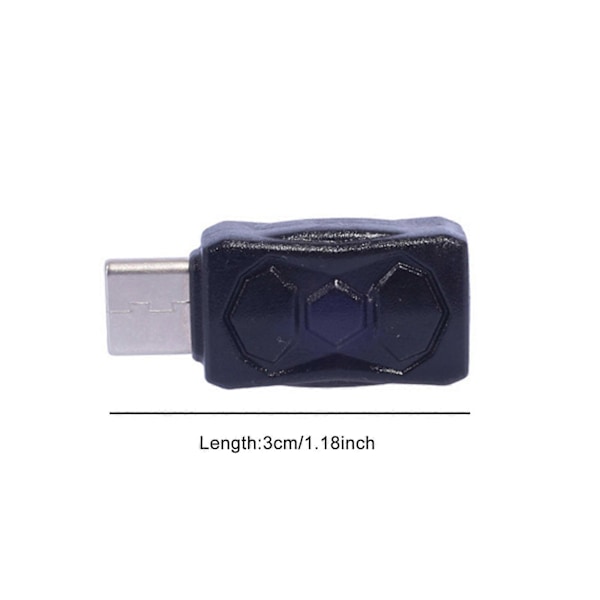 2kpl Universaali Mini USB Naaras - USB C Uros Muunnin Adapteri Tableteille Puhelimille