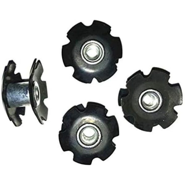 8 stk./sæt Universal Headset Star Nut Indstillingsværktøj Cykelgaffel Star Nut til Mountainbike Landevejscykel Headset 1-1/8 tommer (28,6 mm)