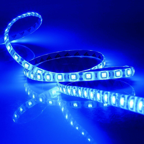Cool White LED-remsa, 16,4ft/5M 12V 6500K SMD5050 300LEDs IP65 Vattentät Skärbar Flexibel LED-remsa ice blue