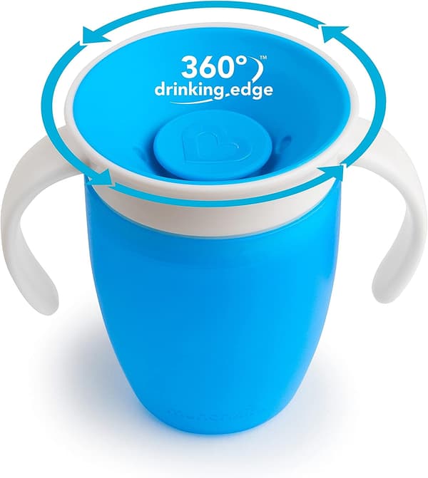 360 Trainer Cup, Grøn/Blå, 7 oz/207 ml, 2-pak