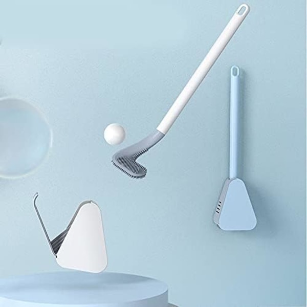 Silikoninen Harjapää Golf-WC-Harja, Automaattisella Avautuvalla ja Sulkeutuvalla Jalustalla, WC-Harja