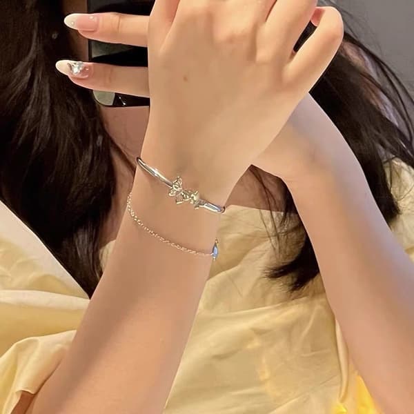 Sommerfugl Dobbel Armbånd