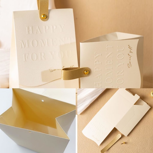 20 stycken godispresentaskar, DIY festpresentask, kreativa papperspresentaskar, för bröllop, födelsedagsfester, årsdagar
