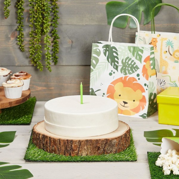 Konstgräsmattor, konstgräsmatta för dekoration, placemats, bordslöpare (12 x 12 tum, 4-pack)