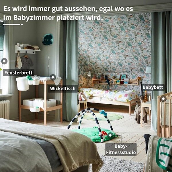 Baby Spjälsäng Mobiler Vindspel Moln Docka 3D Filtbollar Barnkammare Säng Dekor Blue