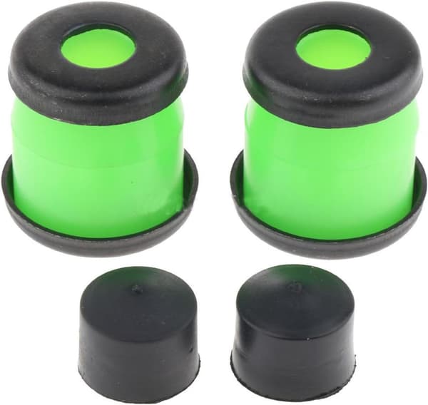 Skateboard Støtsikker Matte, Skateboardforinger, Støtsikker Pad, Pivotkopper, Skateboard Støtpute, Grønn