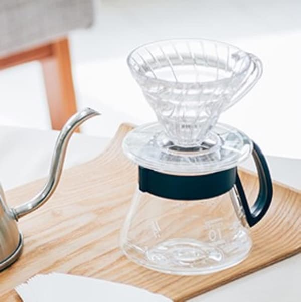 360 ml Cafetière Range Server l, lasi, musta, 2 kuppia