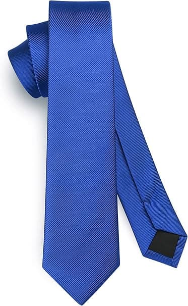 Smal slips ensfarvet 6 cm slanke slips til mænd bryllup klassisk formel forretningsslips