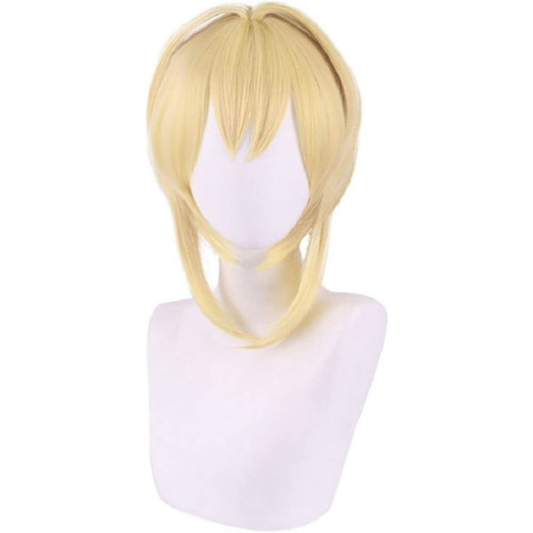 Cosplay-hår, varmebestandig syntetisk parykk for kvinner og menn, cosplay, karneval, fest