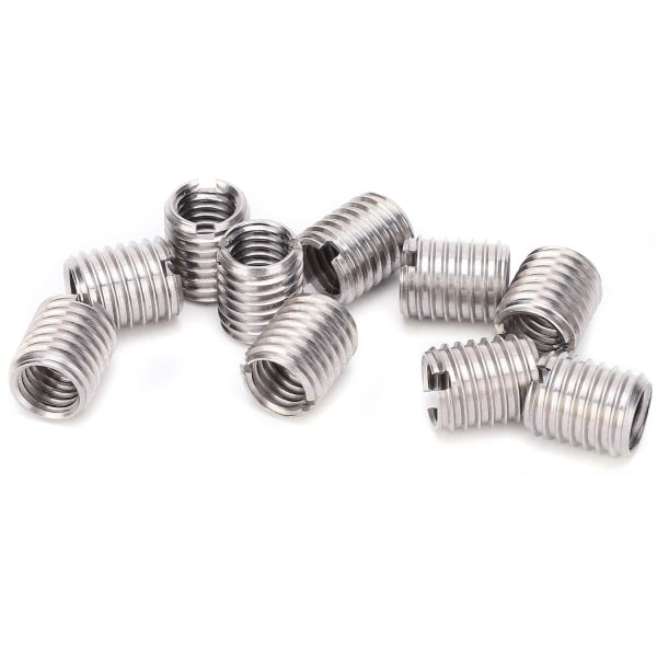 10 st Insatsmutter, Honmutter M8*1.25 Hanmutter M10*1.5 Längd 12mm Bottenhål 9.0mm Hylsa Socket Skruv Reduceringsomvandlingsverktyg