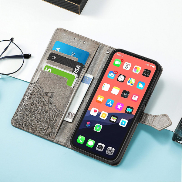 Flip Cover med Kortholder Kompatibel med iPhone 13