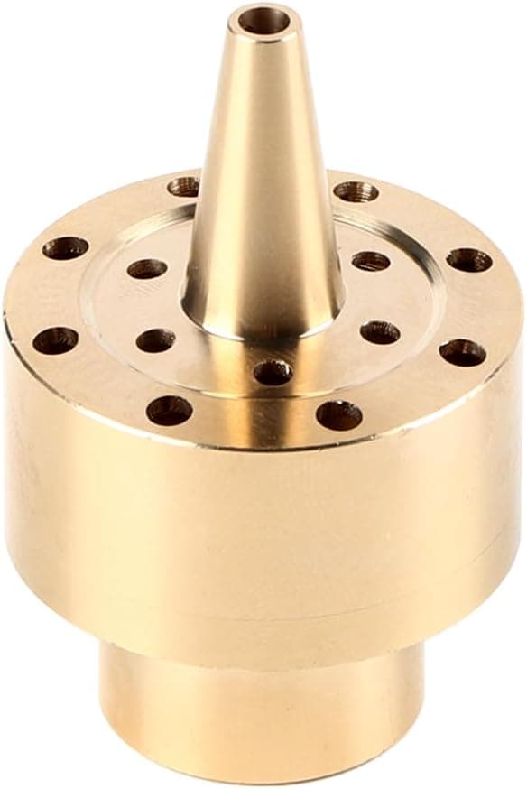 1 stk. fontenedyse sprinklerhode, vannsprayhode i messing for hagedam (1/2\")
