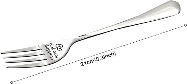 Forking Love You Sjove indgraverede gafler i rustfrit stål