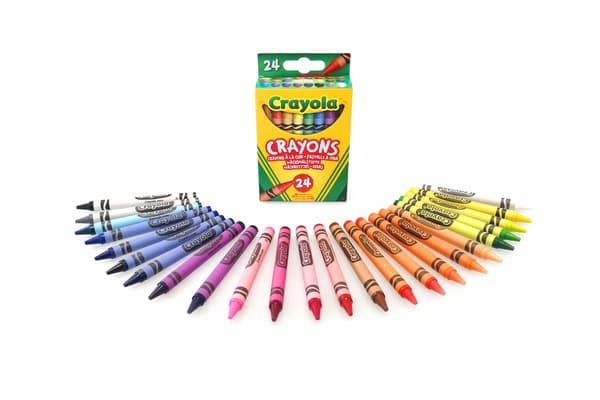 Färgpennor Ålder 3+, Starka klara färger, Multi, 24 stycken (1-pack)