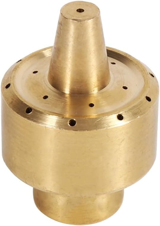 1 stk Fontenedyse Sprinklerhode, Messing Kolonne Vanndyse Sprayhode for Hagedam (1/4\")