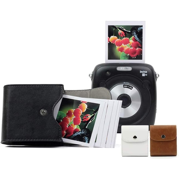 För Fujifilm Instax Square SQ1 SQ20 SQ10 SQ6 SP-3 Instant Camera Film Mini 3-tums filmtillbehör (brun)