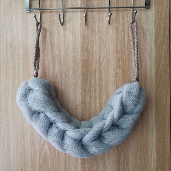 Loofah Badsvamp Exfolierande Svamp Mesh Mjuka Badsvampar, Mesh Svampband, Den Mjuka Duschbollen, för att Exfoliera, Rengöra och Lugna Huden 3 Stycken