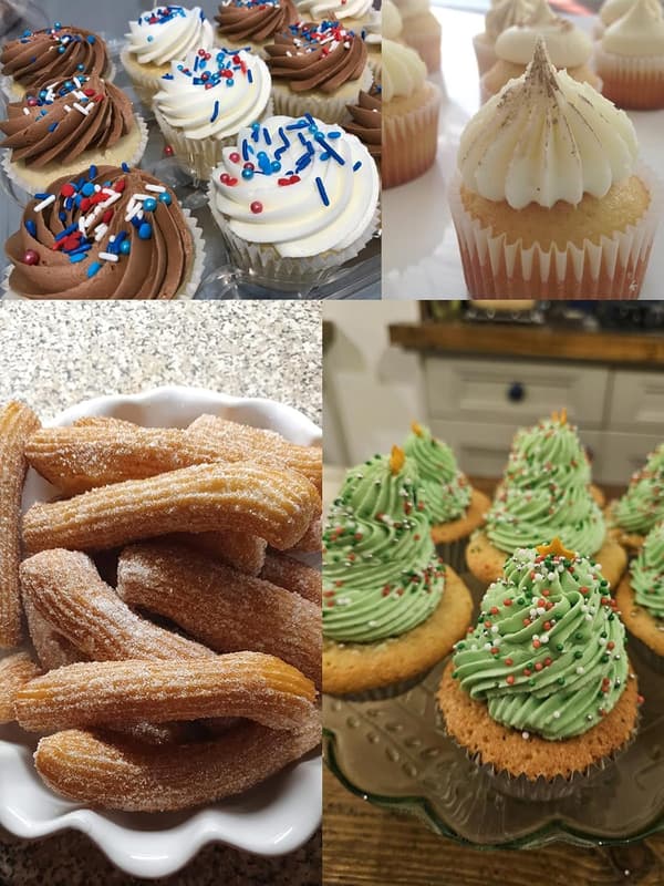 3 stk. sprøjteposer til churros, ekstra store åbne stjernetyller til eclairs, kager, cupcakes, cookies og mere, 9FT