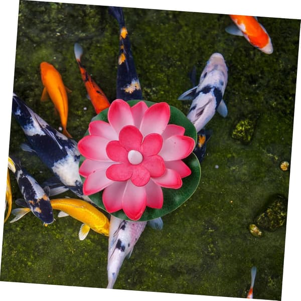 LED Dam Lys 6 Pak Flydende Åkandeblomst Pool Lys Undervands Vandfunktion
