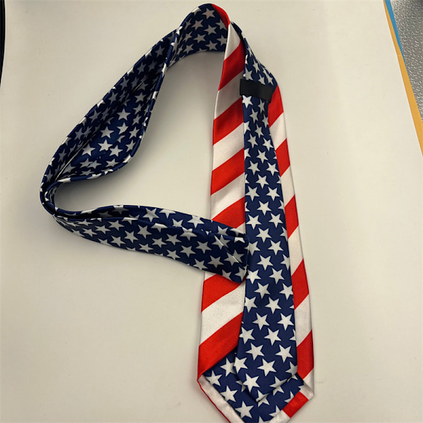 Slips med amerikansk flaggfärg, Vuxen, Flerfärgad, One Size
