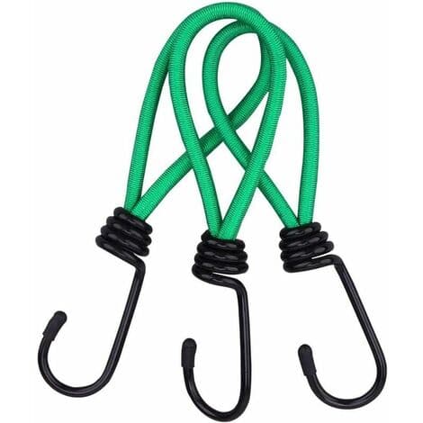 12 st Bungee Hook, Tarp Bungee Hook Elastisk Bungee Snören Camping med Hook, Bungee Rem för Presenningar