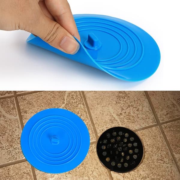 2-pack 6 tum universell silikongummi - badpropp avloppsplugglock för kök badrum handfat badkar