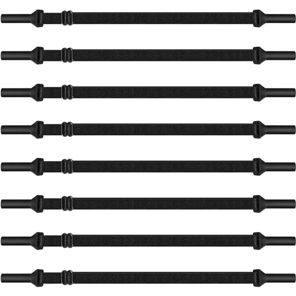 8 stk. justerbar brillerem, briller tilbehør, solbriller kæde, sportsbriller rem, briller holder, universel briller holder Children's models 17CM