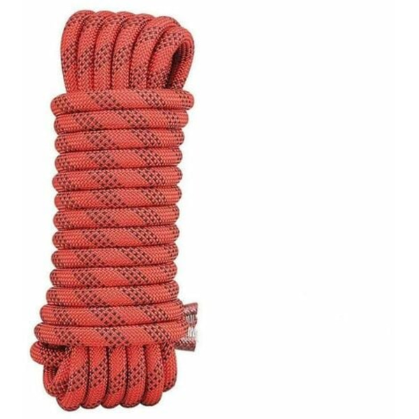 Sikkerhedsreb Nylonreb Udendørs Klatrereb Klatrereb Klatrereb Redningsreb Nedhillreb Klatrereb 10mm(10 Meter + 2 Slap Loops)