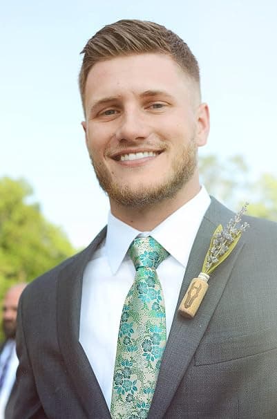 Slips för män blommigt slips och näsduk klassisk herrslips i siden för bröllopsfest affärer